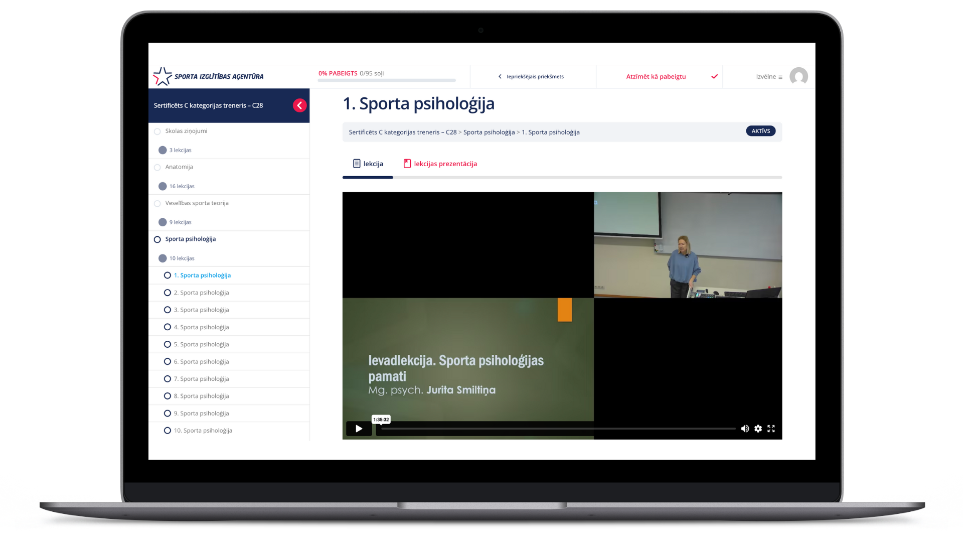 Treneru kursi online
