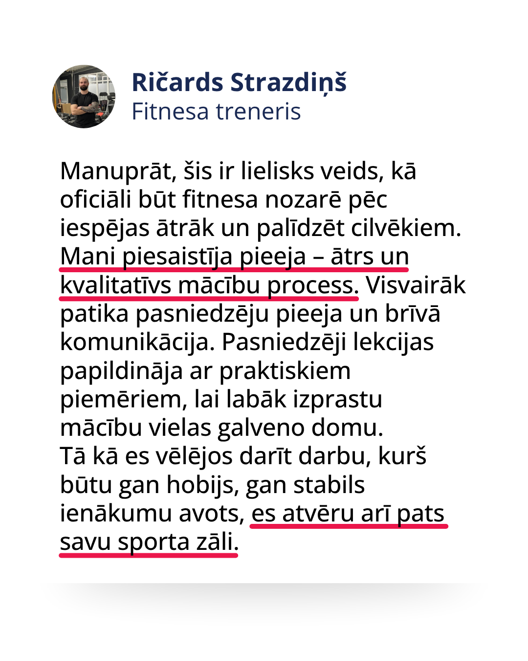 Kā kļūt par fitnesa treneri | Atsauksme par vadošo treneru skolu - Sporta izglītības aģentūru
